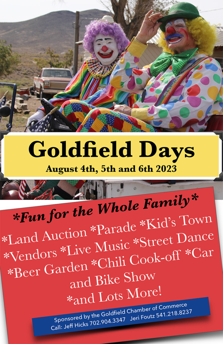 Goldfield Days Goldfield Chamber of Commerce